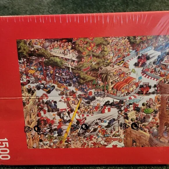 Brand New! Heye Monaco Classics 1500pc comic jigsaw puzzle by Loup - Picture 3 of 3